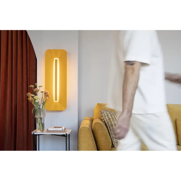 Podłużny kinkiet ścienny Yottsu YWB620002 LED 17W 3000K czarny