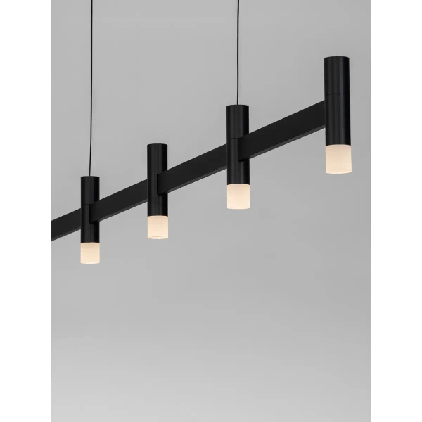 Wisząca lampa metalowa CORVETA LE45424 LED 21W 3000K ściemnialna czarna