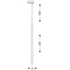Loftowa LAMPA wisząca KOSAME 7958 Shilo metalowa OPRAWA zwis do systemu szynowego czarny