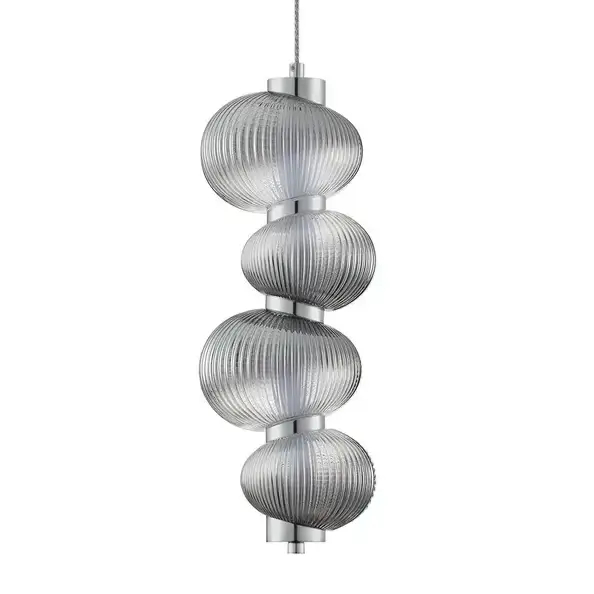 Dekoracyjna wisząca lampa TANVERA LE45207 LED 15W 3000K szara