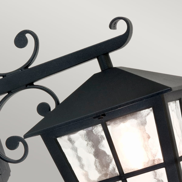 Latarnia naścienna Canterbury BL52M-BLACK Elstead zwisowa klasyczna czarna