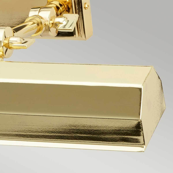 Metalowa lampa ścienna Chawton CHAWTON-PLM-PB Elstead polerowany mosiądz