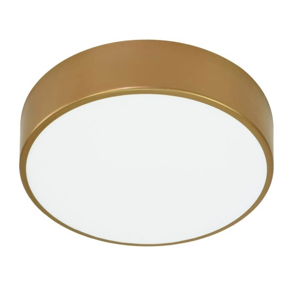 Ledowa lampa sufitowa 137623620774 pokojowa 24W 4000K złota