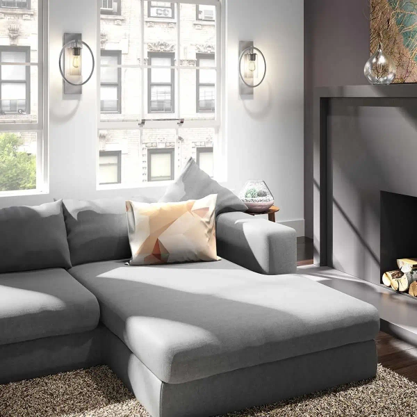 LAMPA ścienna MARLENA FE-MARLENA1-CH Elstead FEISS metalowa OPRAWA kinkiet industrialny chrom polerowany