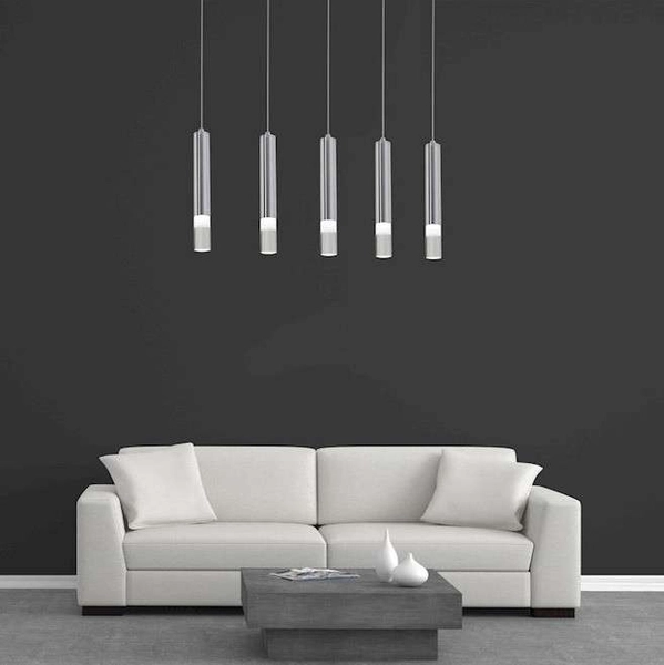 LAMPA wisząca ICE ML323 Milagro zwis OPRAWA listwa sufitowa LED 25W 4000K tuby sople chrom