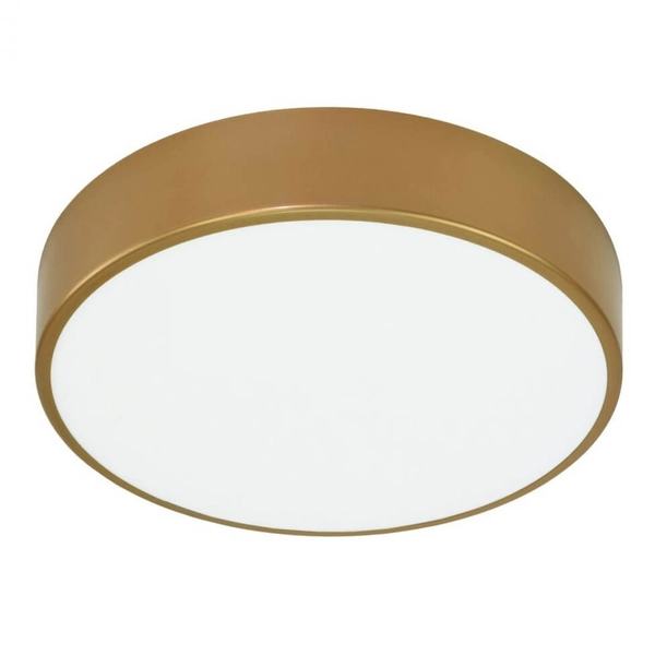 Nowoczesny plafon ledowy 137623620859 złoty 43W 4000K hol