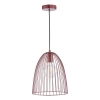 Druciana wisząca lampa Maya MAJ0158 klatka metalowa fioletowa