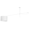 Sufitowa lampa regulowana Viper 6640 do sypialni nad łóżko biała