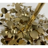 Designerski żyrandol Monetti ST-1676 GOLD Step hampton do salonu złoty