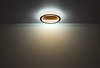 Lampa sufitowa okrągła Mattia 67268-30 LED 30W 3000K czarna drewno
