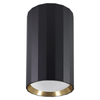 Przysufitowa lampa tuba NICEA 323408 do jadalni czarny złoty