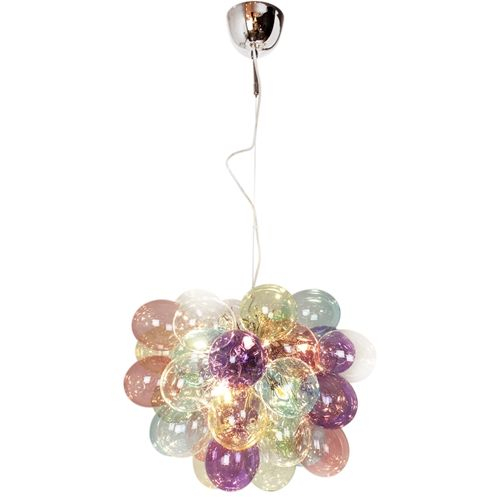 Kolorowa lampa wisząca Gross 4200440-7000 szklane bąbelki nad stół