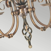 Łańcuchowy żyrandol Artisan ART5-AGD-BRASS Elstead do jadalni mosiądz