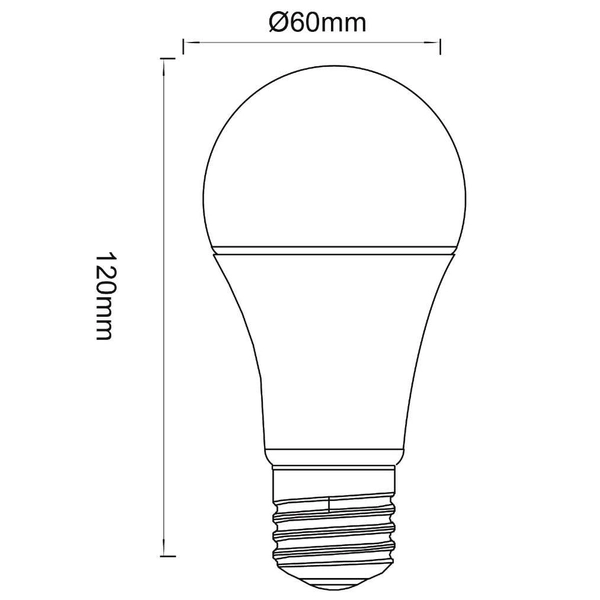Żarówka 106710SH GLOBO LED E27 A60 klasyczna 10W 810lm 230V ciepła - neutralna - zimna