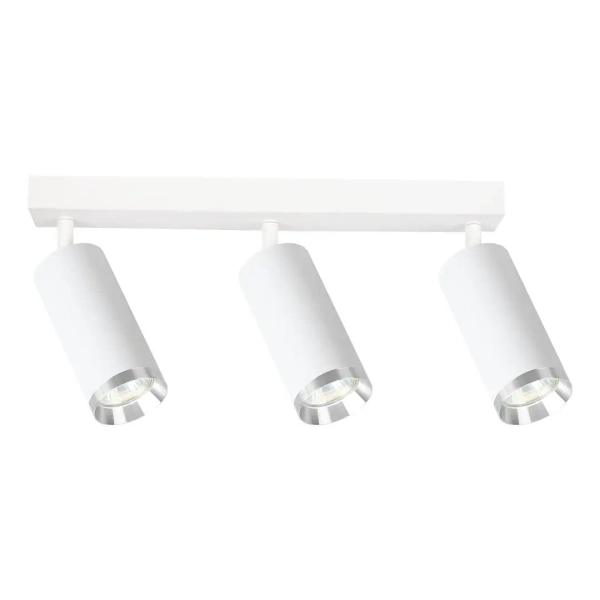 Cylindryczna sufitowa lampa Mica Spot ML2099 tubki do salonu biały