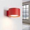 Czerwona lampa ścienna MODO SL.2477 1xGx53 metalowy kinkiet