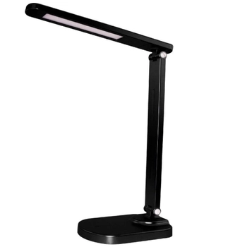 Regulowana lampa stojąca 1601 na biurko LED 6W czarna