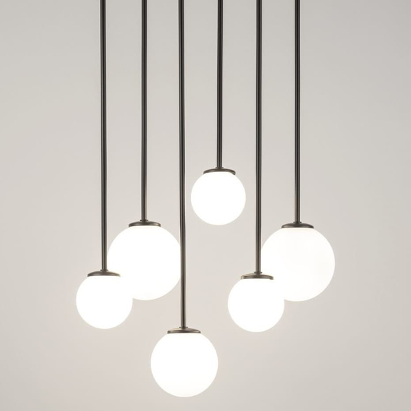 Sufitowa lampa szklane kule Tulia 33499 Sigma molekuły mleczne klosze