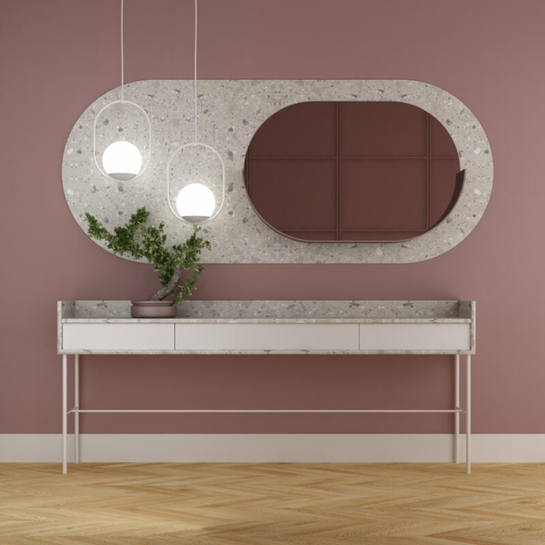 Lampa wisząca nad wyspę Koban KOB111P0 okrągła do salonu biała