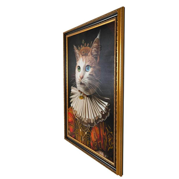 Obraz portret kota YOUR HIGHNESS KH1501100280 King Home wielokolorowy