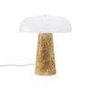 Stołowa lampka nocna Glossy 2520015009 marmurowa beżowa biała