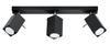 Reflektorki LAMPA sufitowa SL.0101 plafon OPRAWA metalowa czarna