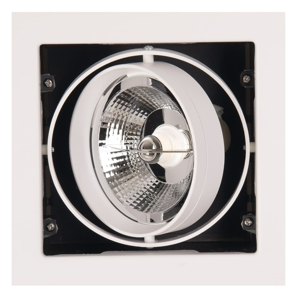 Lampa sufitowa MATRIX H0059 Maxlight regulacja do kuchni metalowa biała