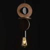 Drewniana lampa wisząca Drops 11175 Nowodvorski klasyczna okręgi drewniana czarna