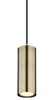Wisząca lampa Robby 57911HM do sypialni mosiądz czarna
