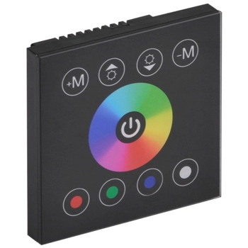 Dotykowy włącznik ze ściemniaczem do taśm LED 318619 RGBW czarny