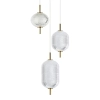 Potrójna lampa wisząca nad stół Corado PND-81438-3-GD LED 23W 3000K złoty