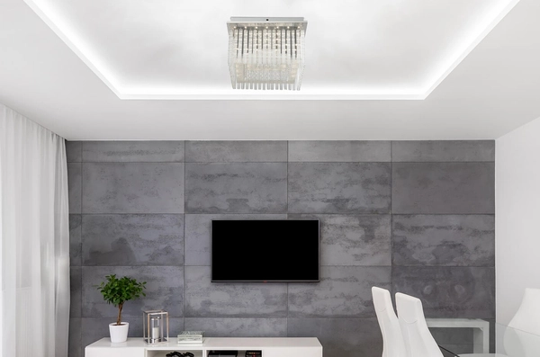 Sufitowa lampa Vince 68567-21 szklane pręty LED 21W chrom