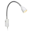 Regulowana LAMPA ścienna TULIP 105939 Markslojd kinkiet OPRAWA na peszlu LED 2,5W 3000K do czytania biała