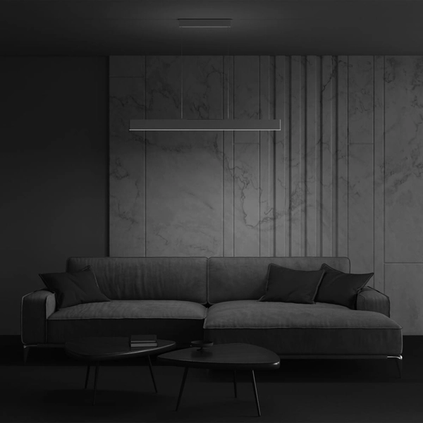 Lampa nad stół zwisająca Step P010PL-L30W LED 30W 3000K podłużna biała