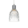 Szklany klosz do lampy wiszącej MOTIF MOT6508 przezroczysty srebrny