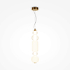 Ledowa lampa wisząca Collar P069PL-L35G3K1 35W 3000K kule przeźroczyste