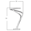 Stołowa lampa metalowa TWIST AZ5735 Azzardo LED 15W 3000K czarny