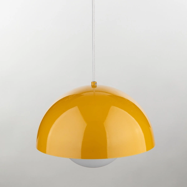 Lampa zwisowa Bono 10275 bubble do gabinetu metalowa biała żółta