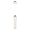 Wisząca lampa Espada QN-ESPADA-1P-PC LED 18W 3000K szklana tuba srebrny
