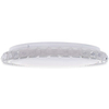 Plafon LAMPA okrągła LAYLA ML4221 Milagro sufitowa OPRAWA z kryształkami LED 26W 3000K – 6000K glamour pilot biała chrom