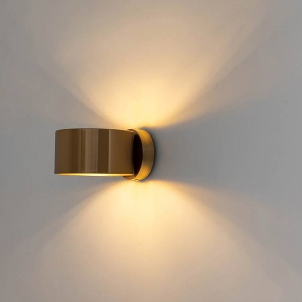 Minimalistyczna lampa ścienna Arro MSE010400209 złota
