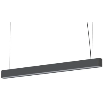 Lampa wisząca Soft 7535 listwa metalowa belka grafitowa