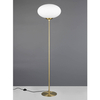 Podłogowa lampa salonowa FOMENTO 463100108 Trio bańka złoty biały
