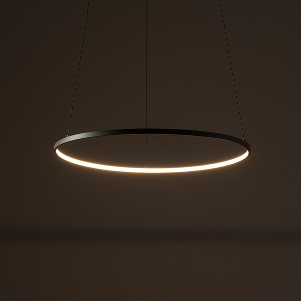 Wisząca lampa Circolo 11403 Nowodvorski LED 21W 3000K ring oliwkowa