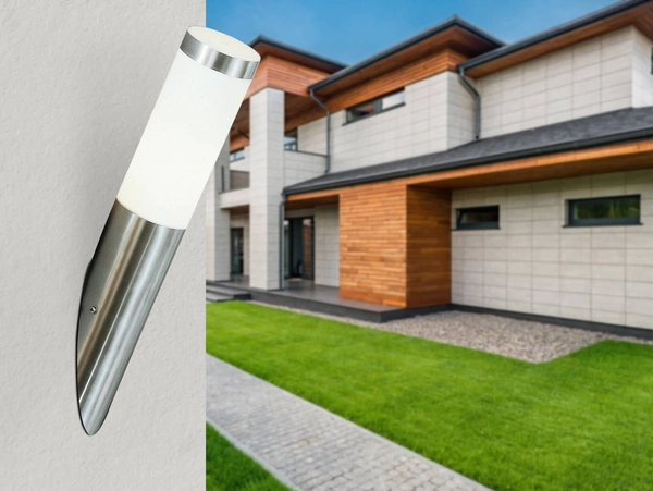 Kinkiet do ogrodu Boston 3157 lampa elewacyjna stal