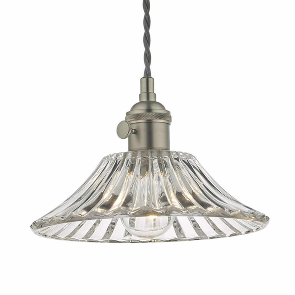 Lampa wisząca do pokoju Hadano HAD0161-04 Dar Lighting antyczny chrom