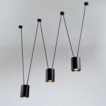 LAMPA wisząca VIWIN 9022 Shilo metalowy OPRAWA zwis tuby czarne