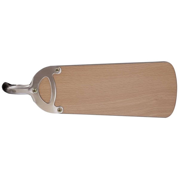 LAMPOWENTYLATOR sufitowy UGO 0307 Globo drewniana OPRAWA plafon WIATRAK z regulacją obrotów nikiel brązowy grafitowy