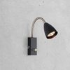Kinkiet LAMPA ścienna CIRO 107409 Markslojd metalowa OPRAWA regulowana reflektorek na peszlu czarny