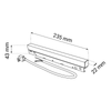 Zasilacz do szynoprzewodu magnetycznego KOMATSU 6636 biały